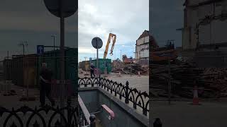 St Chad's Hotel Demolition Clean Up Finished For The Day #shorts
