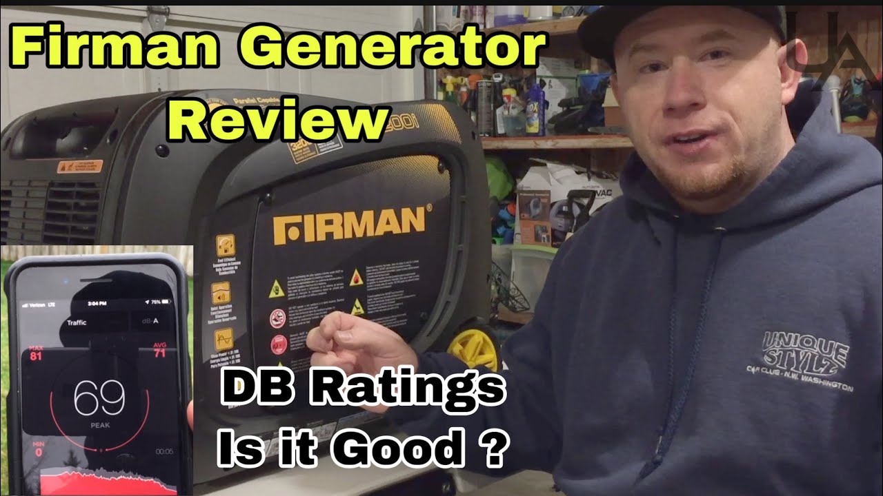 Firman Generator Review 3200 watts / Setup/ DB Ratings /