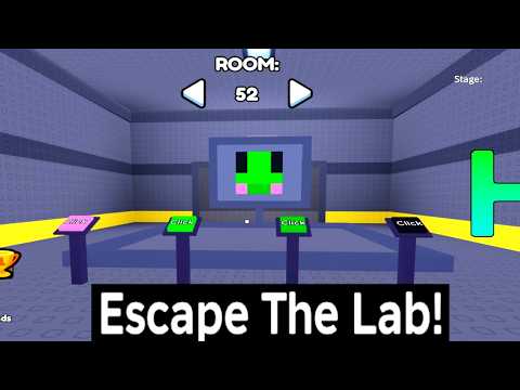 ROOM 52 in ESCAPE THE LAB Roblox Walkthrough [Full Guide] 🧠 [How to Complete Room 52]