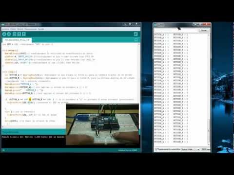 Arduino Pulsadores con Resistencias Pull Up