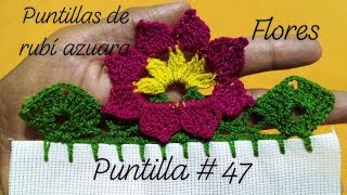 Lace trim #47 flowers. Ruby lace trim Lace trim #47 flowers. Ruby lace trim