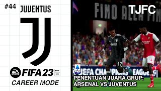 FIFA 23 Juventus Career Mode | Penentuan Juara Grup di UCL: Arsenal vs Juventus 44