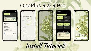 Official Android 12 OnePlus 9 & 9Pro Install easy way no twrp use #andorid12