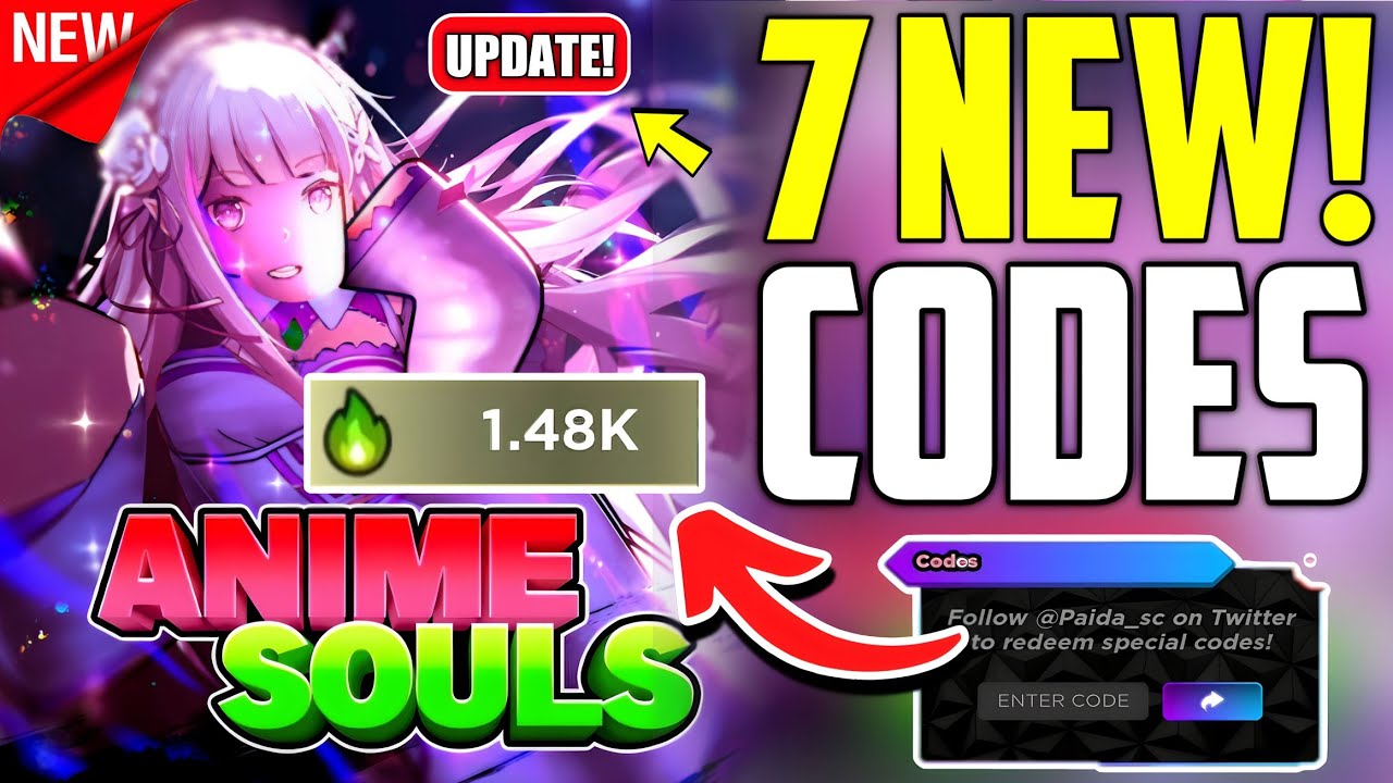 ⚠️New CODES⚠️ANIME SOULS SIMULATOR ROBLOX CODES 2023 - ANIME SOULS ...