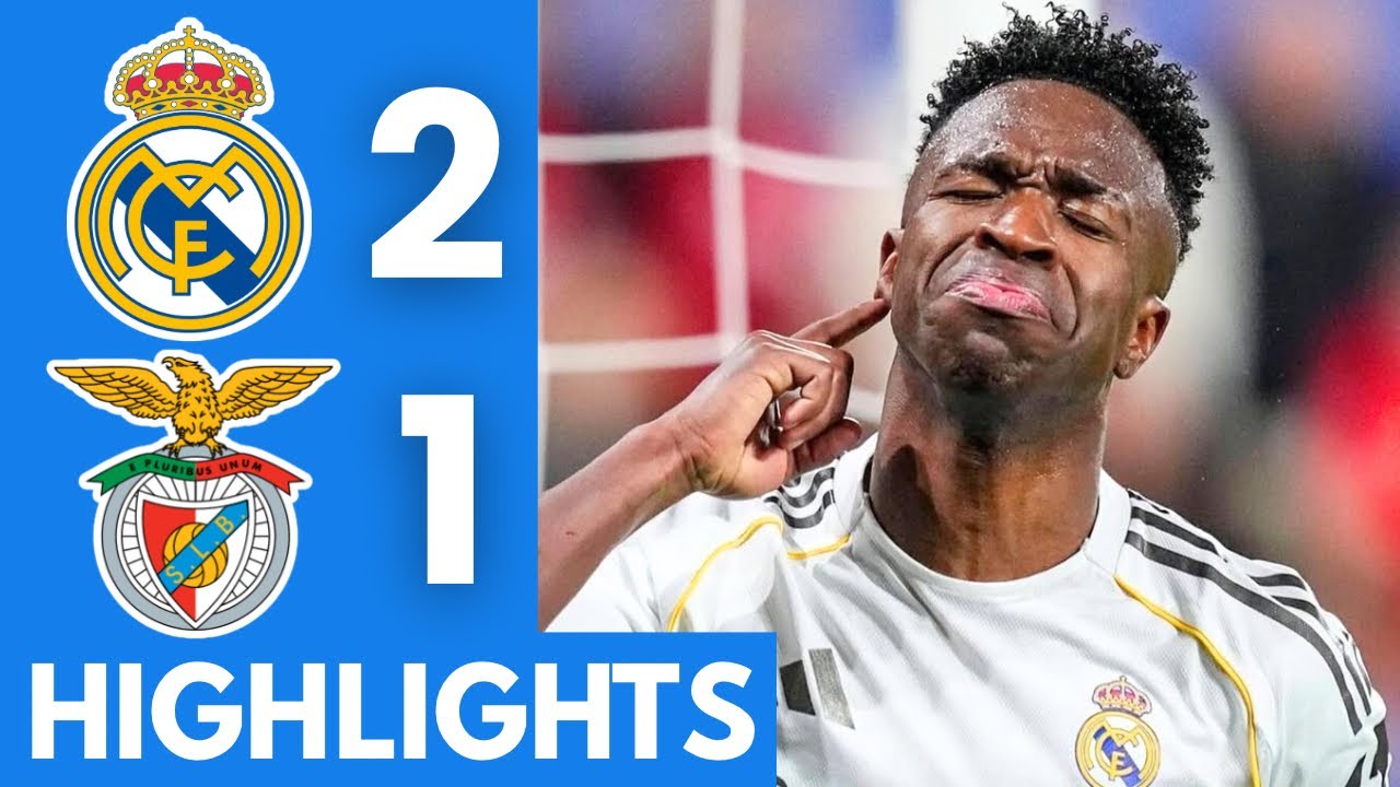 Real Madrid vs Benfica (2-1) Highlights | UEFA Champions League 2025/26
