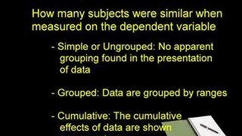 Descriptive Statistics Part 1