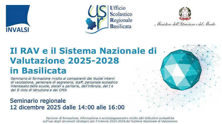 Il RAV e il Sistema Nazionale di Valutazione 2025-2028 in Basilicata
