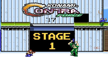 Contra Force (1992) Stage 1 NES Gameplay | Walkthrough | No Death | Cheat Codes | Nostalgia