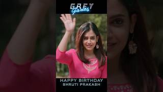 Happy Birthday Shruthi Prakash | Grey Games | Vijay Raghavendra| Pancham Jeeva | Shriyansh Shreeram