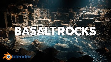 How I made these Column Rocks in Blender - Geometry Nodes