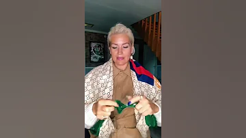 Очень просто и красиво завязать платок 2в1@yargaladodeya