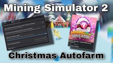 Roblox Mining Simulator 2 CHRISTMAS HOUSES AUTOFARM SCRIPT - GET THOUSANDS IN MINUTES!