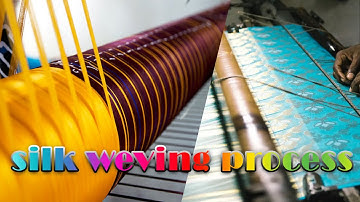 Silk Fabric Weaving Process in Power Loom