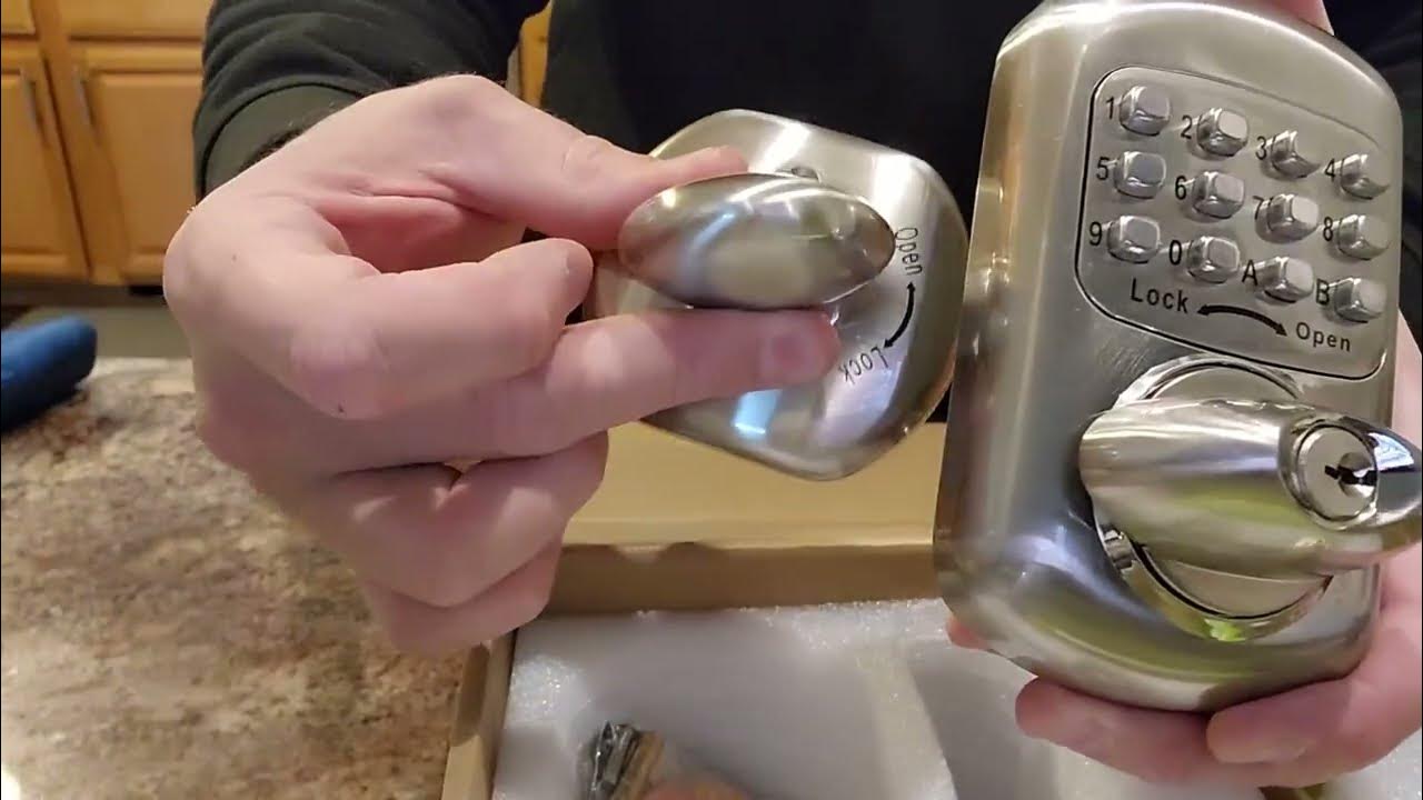 Bravex Keyless Deadbolt Keypad Entry Door Lock Zinc Alloy Sabbath Lock Review, No electronics