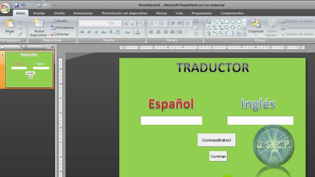 traductor de español a inglés macros powerpoint YouTube