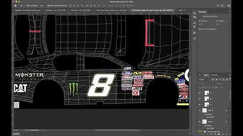 iRacing Paint Scheme Design Timelapse