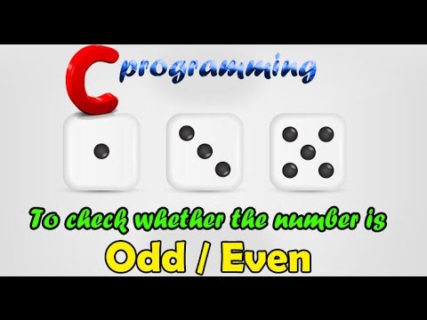 C Programming Tutorial #4, C program to check odd or even