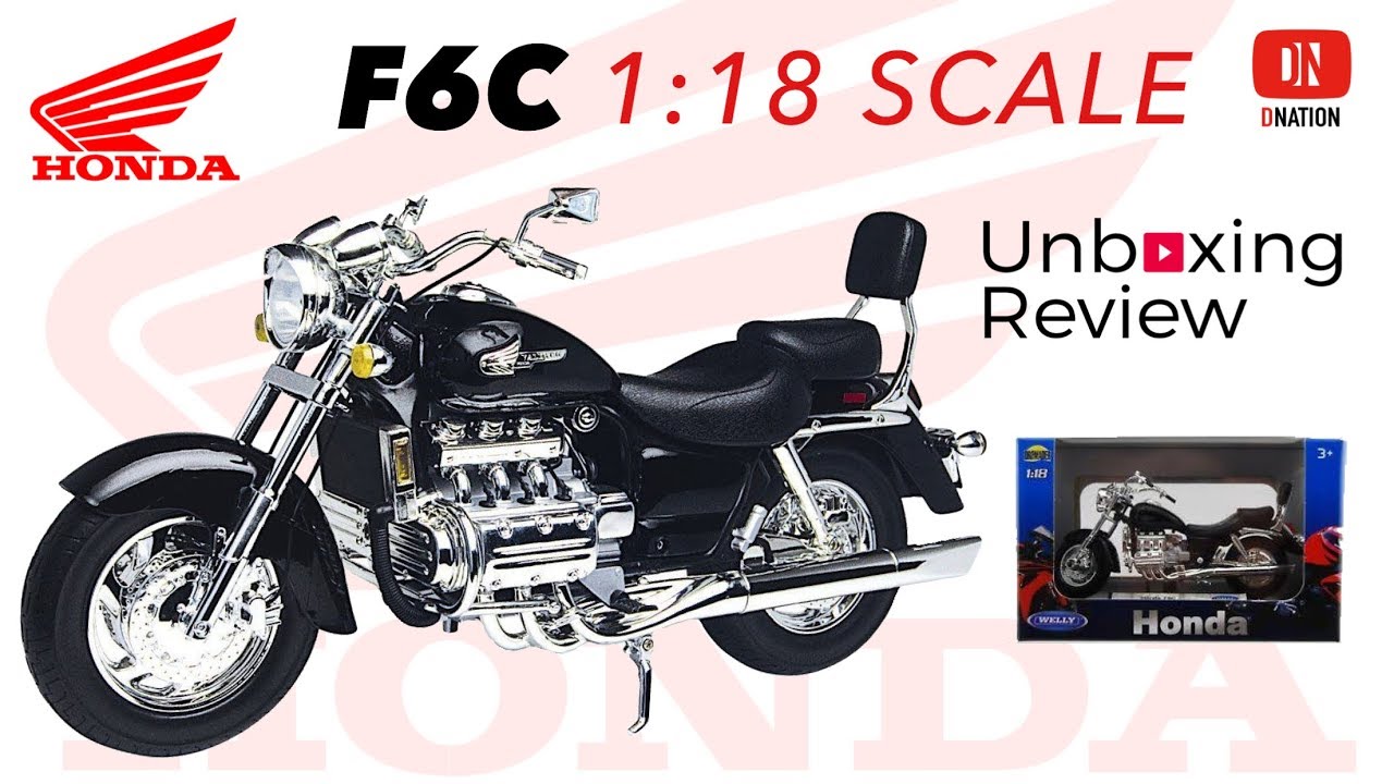 Honda F6C 1:18 Scale Die-Cast Model Motorcycle Bike 