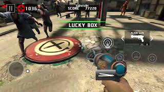 Dead Trigger 2 Run & Gun " Alien Gun " Score 78.090