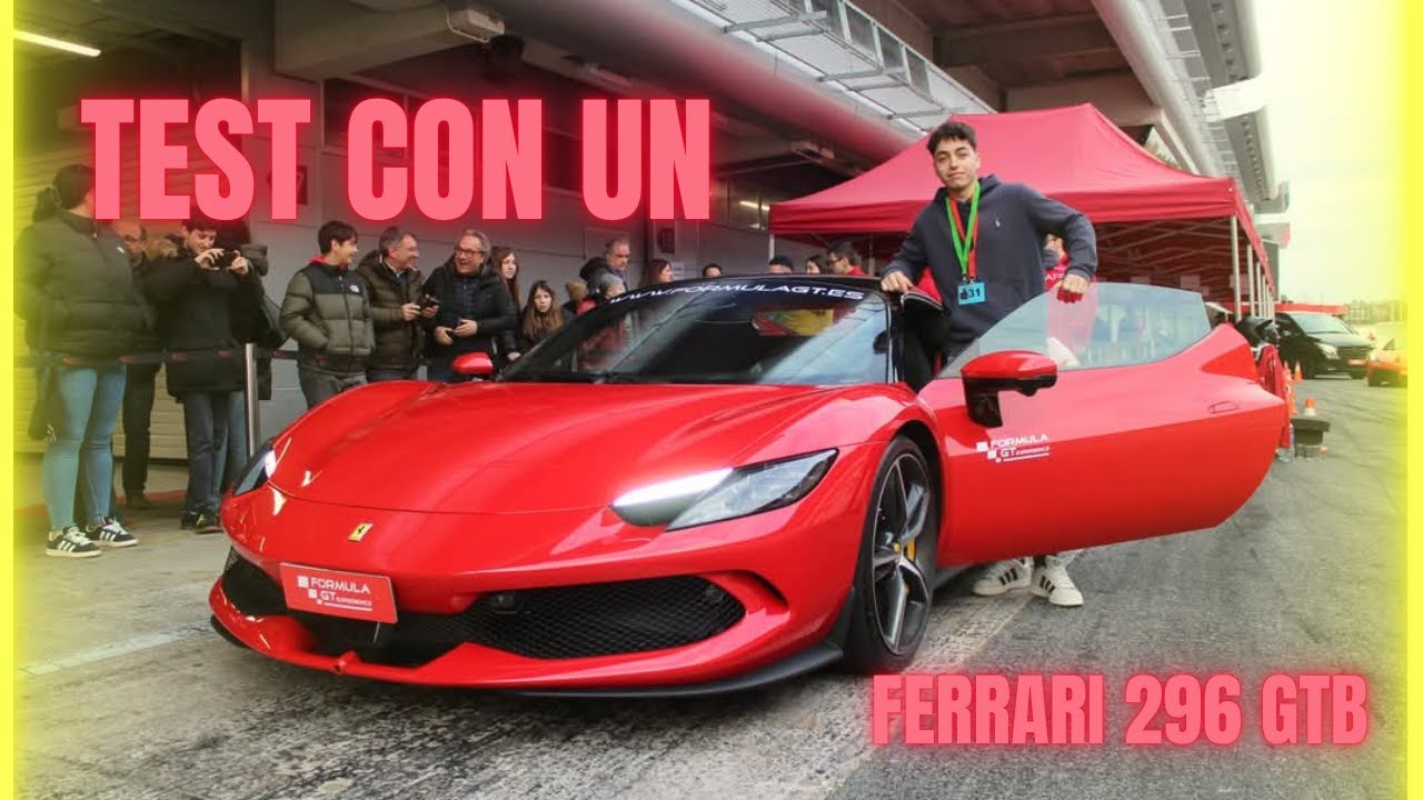 LE REGALO a MI MEJOR AMIGO UNA VUELTA con EL FERRARI 296 GTB en el ...