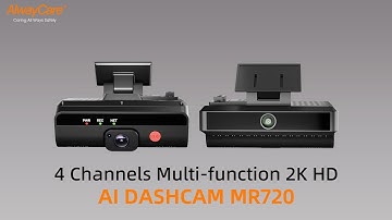 AlwayCare AI Dashcam MR720 with DMS ADAS BSD Camera Detection Device