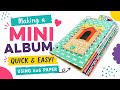 Mini Album using 6x6 papers! Beginner friendly! You got this!💖