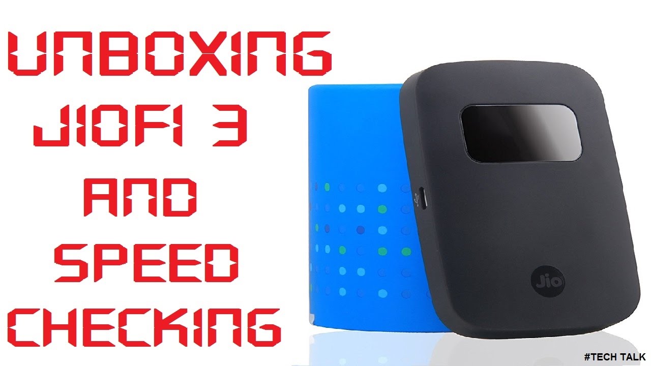 Jio Fi 3 Unboxing and Speed Checking