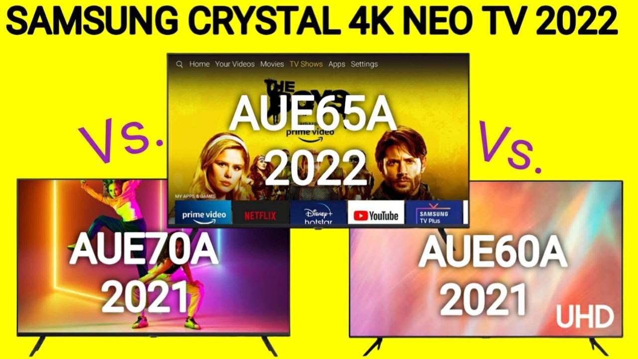 Samsung Crystal 4K Neo Tv 2022 Vs Samsung Crystal 4k Pro Vs Samsung