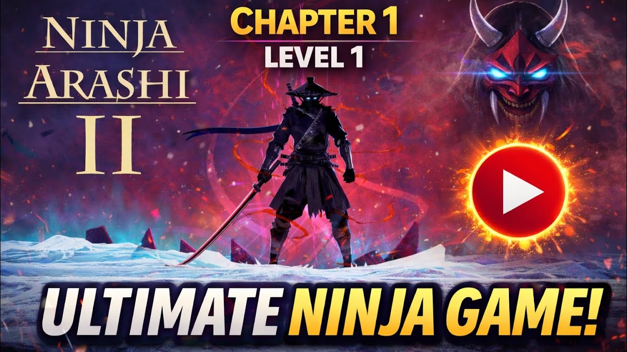 Ninja Arashi 2 | Chapter 1 level 1 | (No damage)
