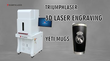 Triumplaser 3D Laser Marking Machine, Yeti Mugs Laser Engraving Machine