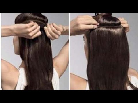 Como hacer una extension de cristal para el cabello (fácil y económico ) 