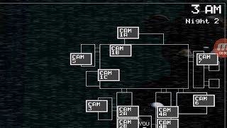 Freddy is looking at the camera : fnaf 1