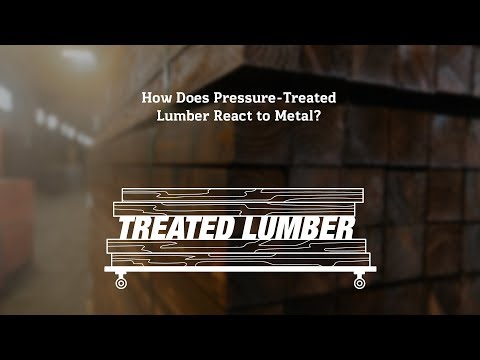 Zinc Hardware Pressure Treated Wood