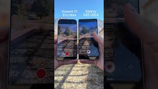Xiaomi 17 Pro Max Vs Galaxy S25 Ultra Action Mode Test