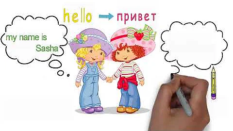 Учим английский. Имя. English for kids . Hello my name is. - Английский для детей .