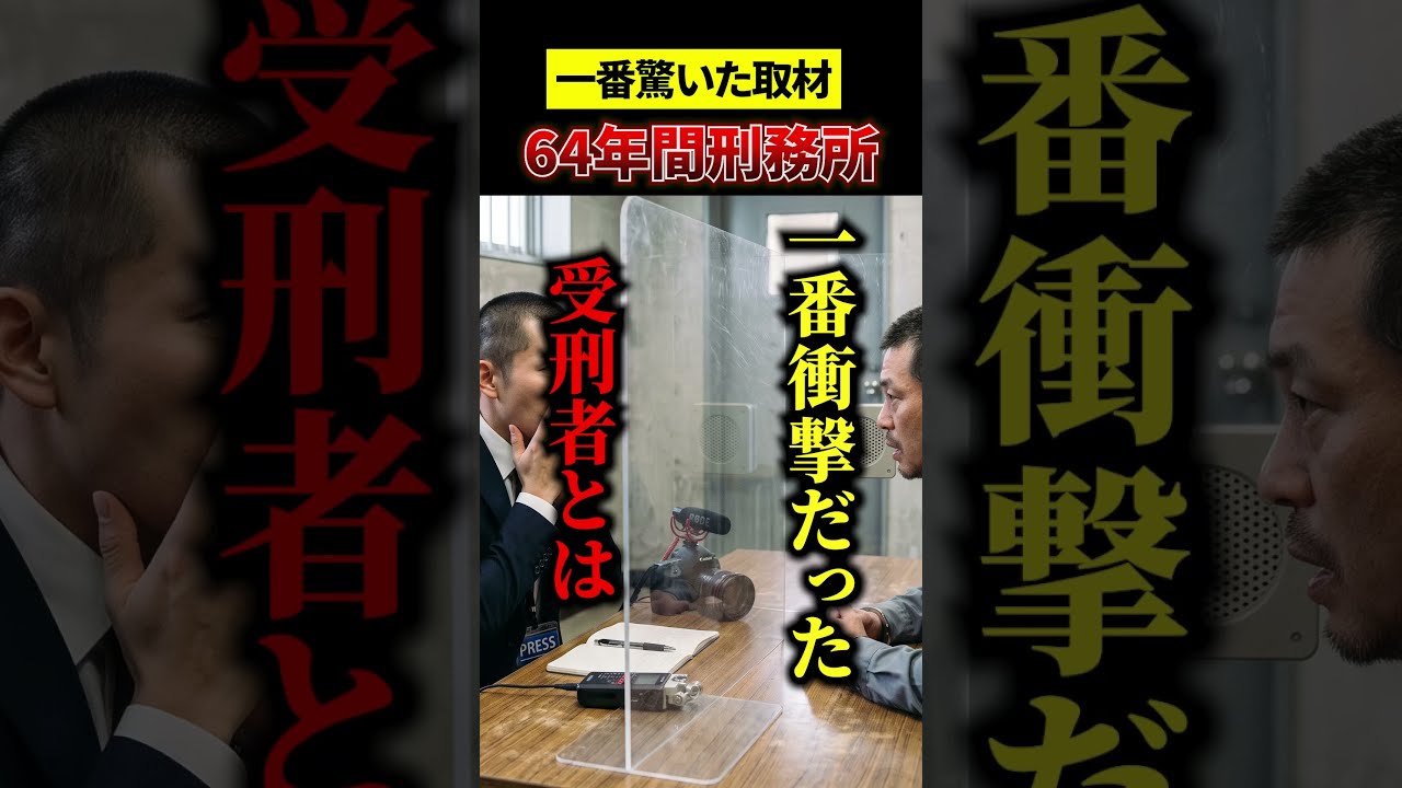 一宮さんが最も驚いた取材 #shorts #刑務所 #無期懲役