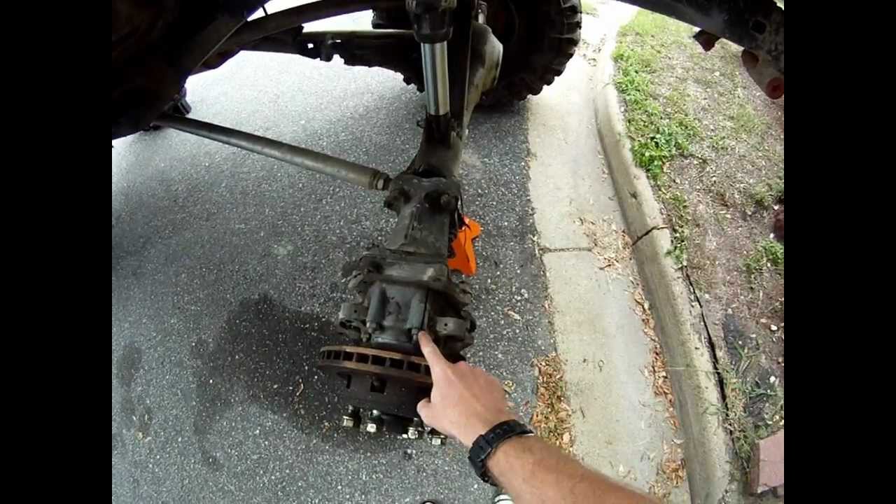 Yotamog-Mercedes Benz Unimog 404 portal axle broken