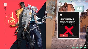 How to fix No internet found Valorant