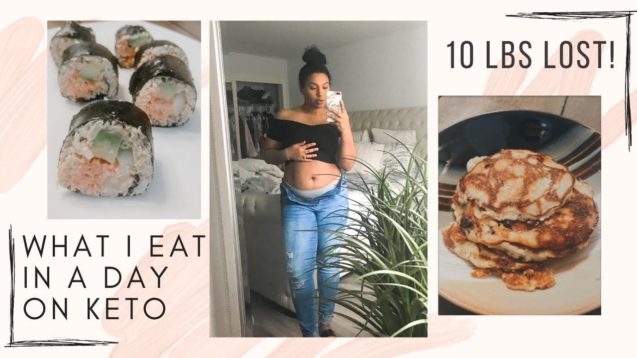WHAT I EAT IN A DAY ON KETO DIET / KETO SPICY TUNA SUSHI ROLLS! / THE