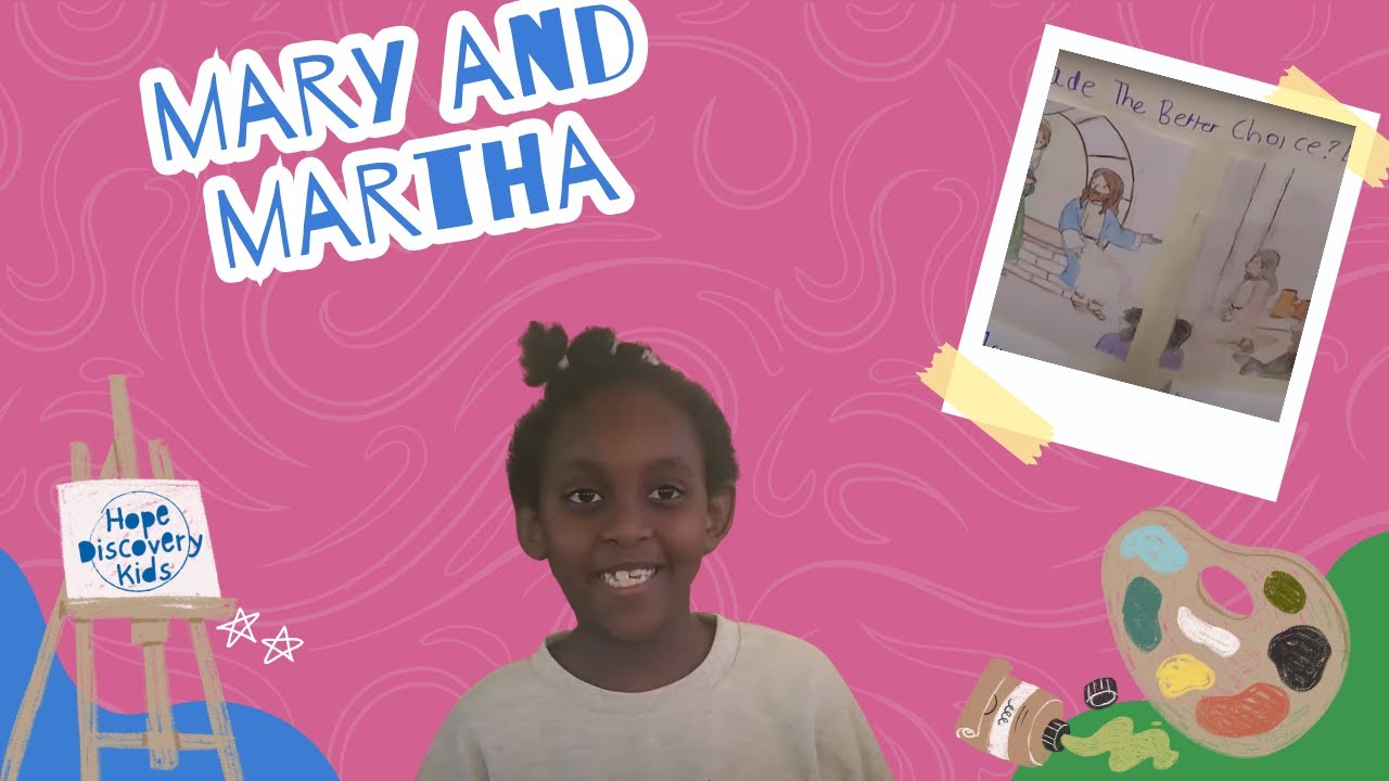 Mary and Martha | Kids Craft