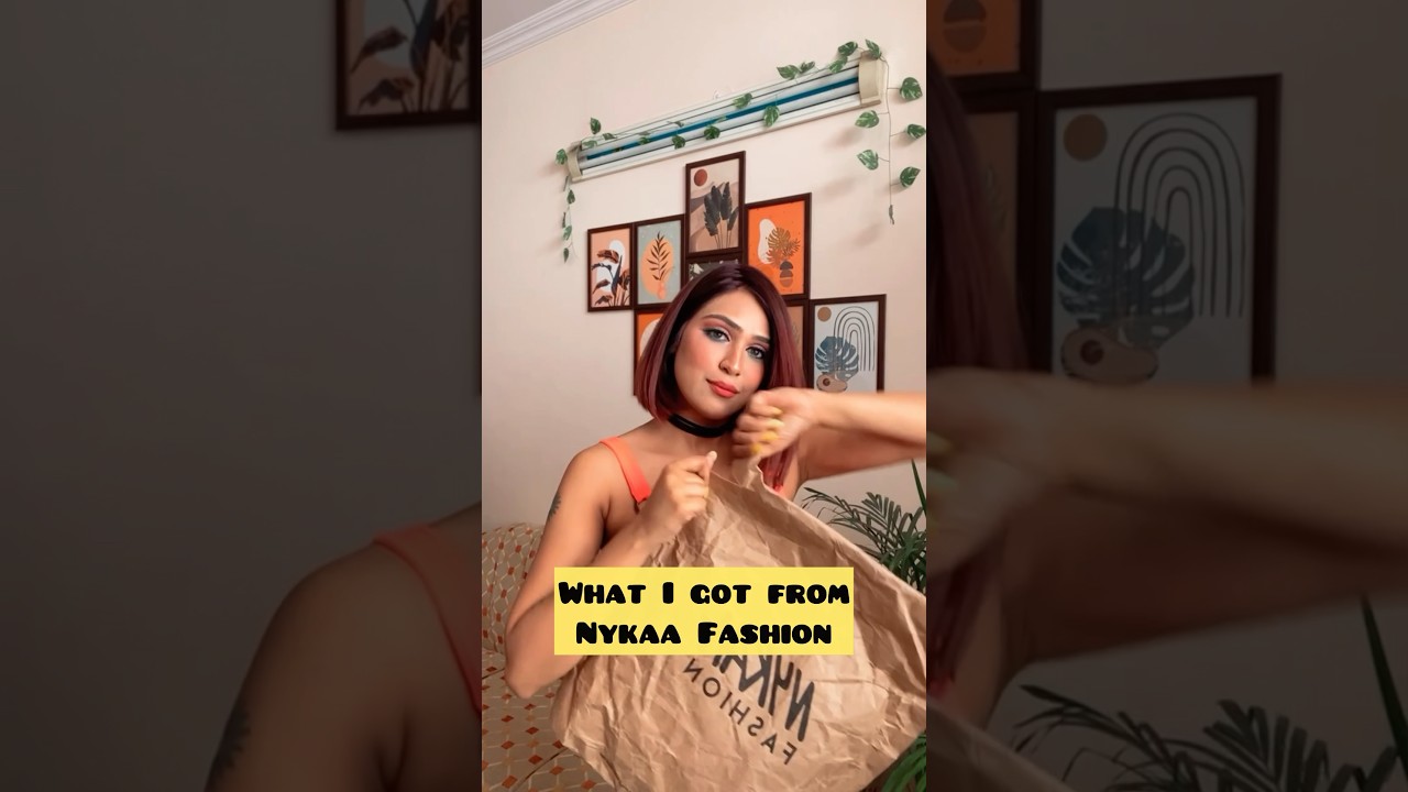 Got a beautiful dress from Nykaa Fashion. 