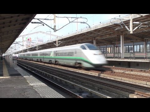 E2系+E3系やまびこ・つばさ127号小山駅通過/Yamabiko・Tubasa Shinkansen/2013.06.23