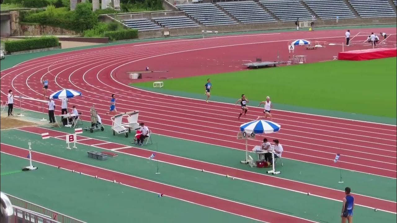 京都マスターズ陸上 M55 4組 200m YouTube