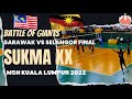 Volleyball final  sarawak vs selangor  sukma xx kuala lumpur msn 2022  battle of giants