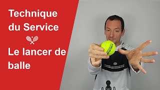 Technique du service au tennis - comment lancer la balle