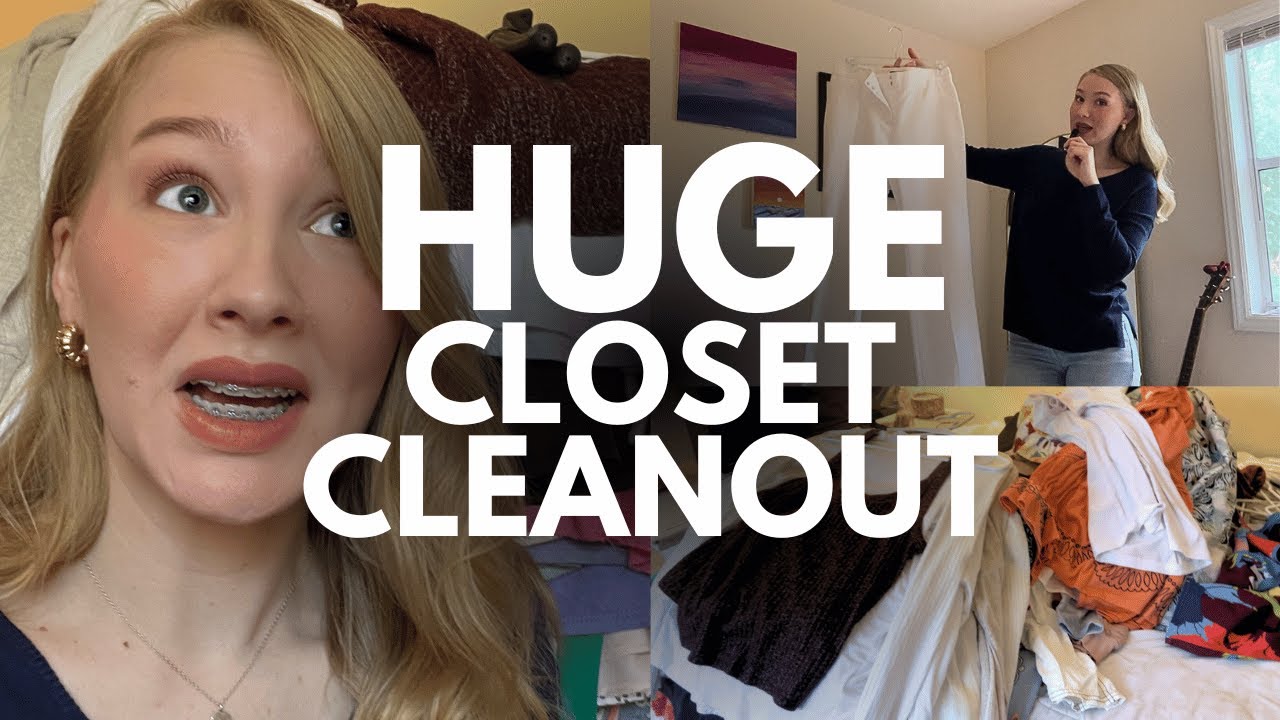 Closet Clean Out | Decluttering My Wardrobe for a Fresh Start - YouTube