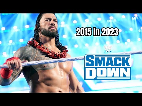 Black and Blue Smackdown Intro 2015 in 2023