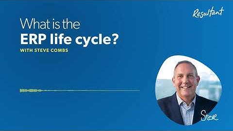 What is the ERP life cycle?