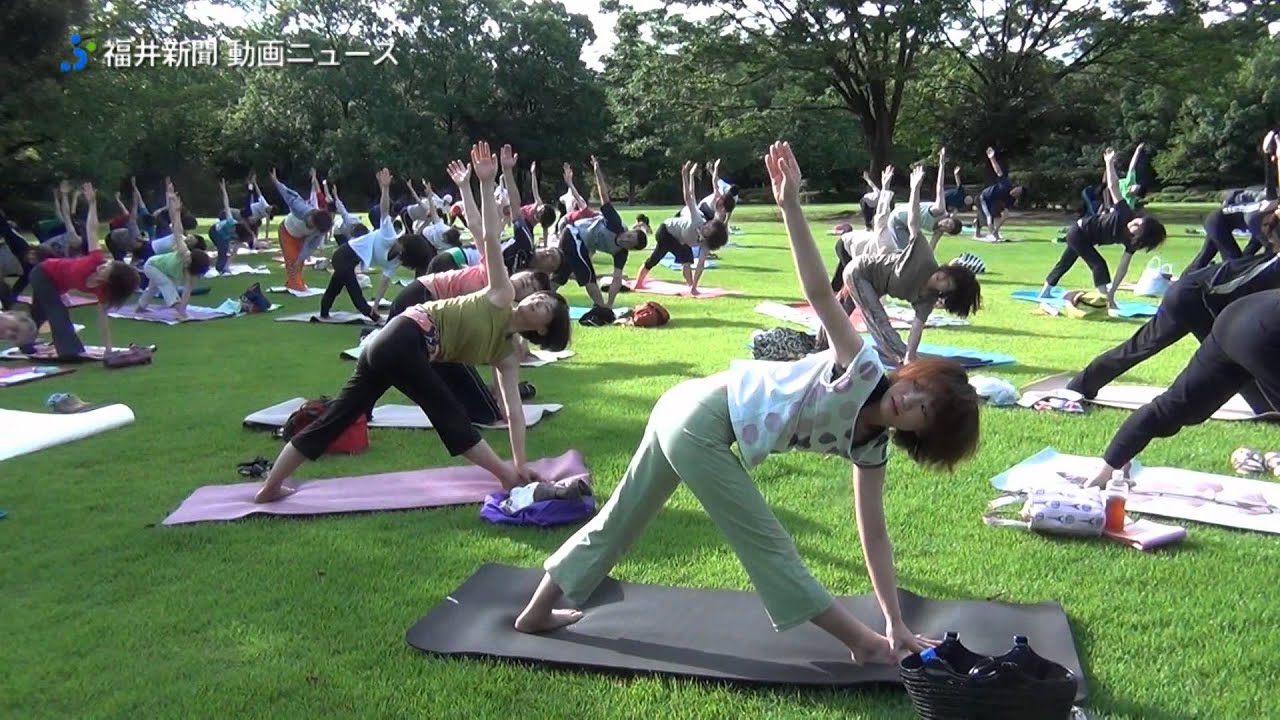 自然体感しヨガに集中 Youtube