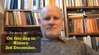 On this day in history 3rd December.  Booktube.
